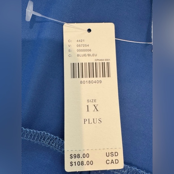 NWT Anthropology Metallic Button-Up Shirt - Picture 4 of 15